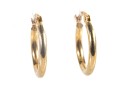 14k Yellow Gold Classic Huggie Hoop Earrings
