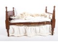Adorable Eastlake-Style Rope Doll Bed