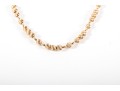 14k Yellow Gold Beaded Necklace