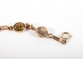 14k Yellow Gold Classic Narrow Multi Stone Scarab Bracelet