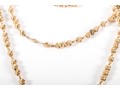 14k Yellow Gold Beaded Necklace