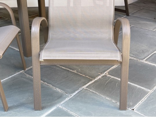 Telescope Alluminum Outdoor Table And Six Chairs