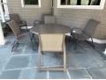 Telescope Alluminum Outdoor Table And Six Chairs