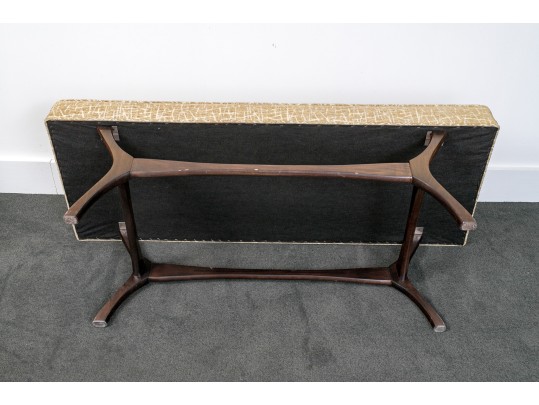 Mid Century Upholstered Bench