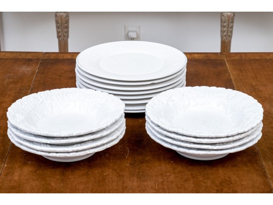 Group Of Italian White Dinnerware