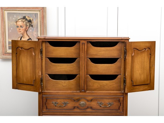 Vintage French Style Tall Dresser By JC Inc. Reproductions 