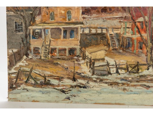 William A. Drake (1891-1979), Oil On Artist Board - Landscape - Unframed