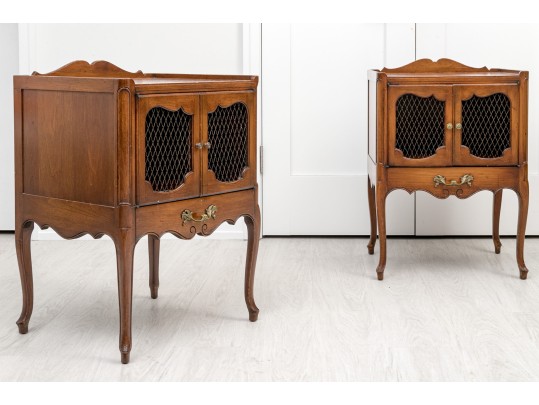 Pair Of Vintage French Style Night Stands By JC Inc. Reproductions