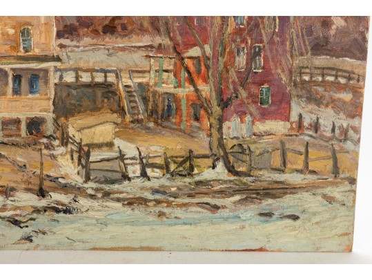 William A. Drake (1891-1979), Oil On Artist Board - Landscape - Unframed