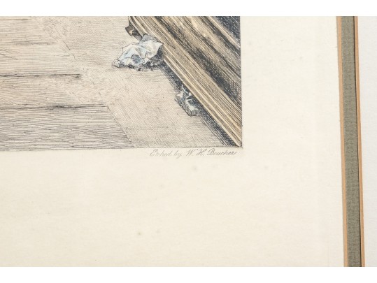 After Wm. Dendy Sadler (Am., 1854-1923) Judicial Color Etching, 