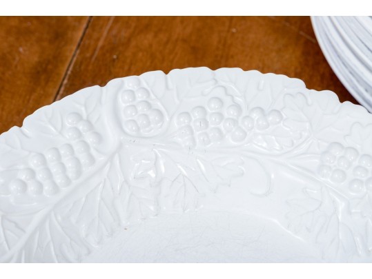 Group Of Italian White Dinnerware