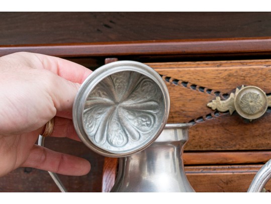 Brilhante Estanhos Portugal Pewter Tea Set