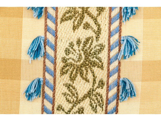 Set Of 4 Custom Fine Quality Accent Pillow With Feathers & Down Insert