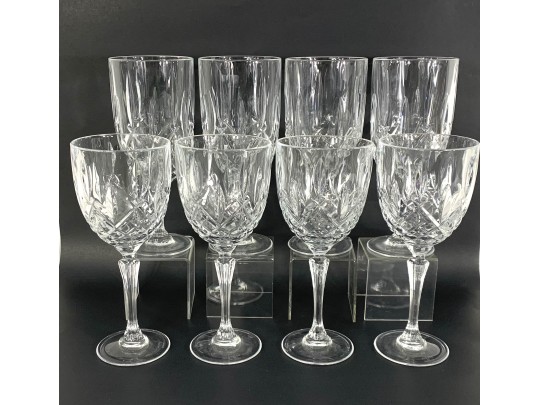Waterford Marquis Markham 4 Ice Tea Glasses & 4 Water Glasses