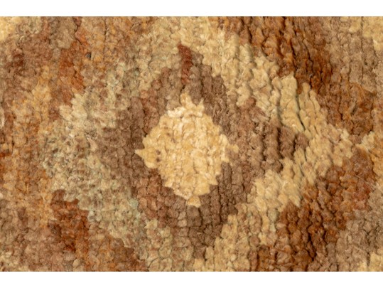 Hand-Crafted Natural Jute Area Rug, 4'8