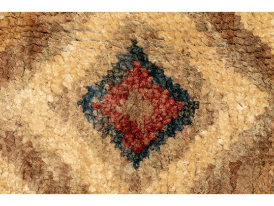 Hand-Crafted Natural Jute Area Rug, 4'8