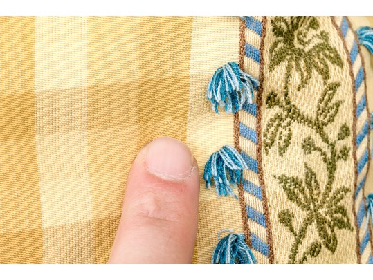 Set Of 4 Custom Fine Quality Accent Pillow With Feathers & Down Insert