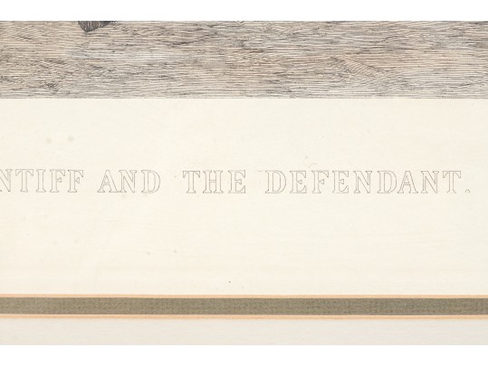 After Wm. Dendy Sadler (Am., 1854-1923) Judicial Color Etching, 