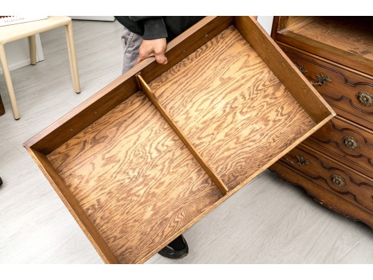 Vintage French Style Tall Dresser By JC Inc. Reproductions 