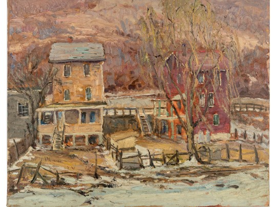 William A. Drake (1891-1979), Oil On Artist Board - Landscape - Unframed