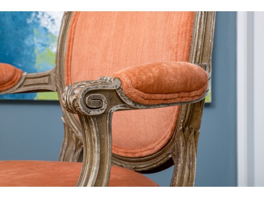 Pair Of Louis XVI Style Fauteuil Armchairs, For Repair