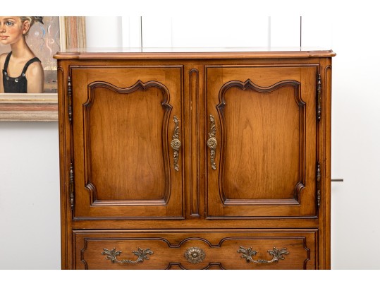 Vintage French Style Tall Dresser By JC Inc. Reproductions 