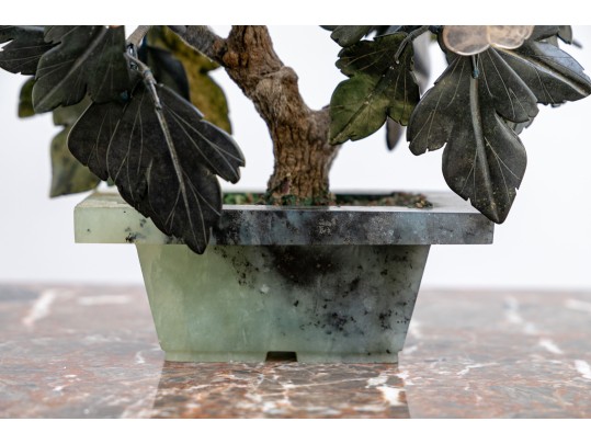 Vintage Collection Of Chinese Carved Stone Sculptures