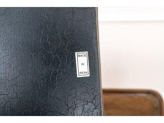 Tole Paint Decorated Footed Jardiniere - Made In India