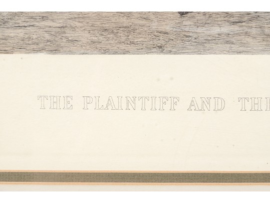 After Wm. Dendy Sadler (Am., 1854-1923) Judicial Color Etching, 