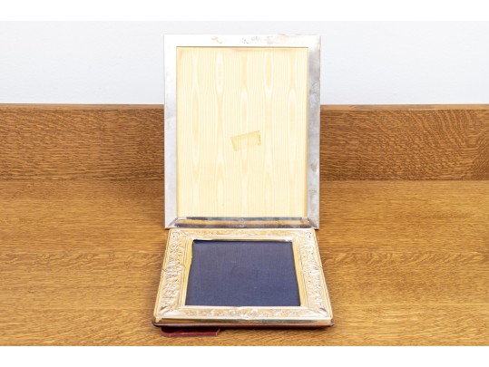 Christofle Sterling Silver Photo Frame & Empire Sterling Silver Frame (No Glass)