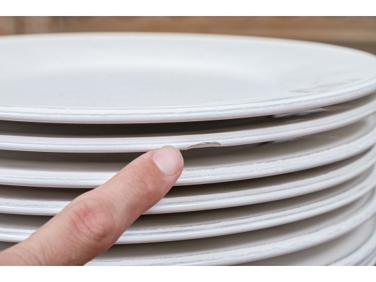 Group Of Italian White Dinnerware