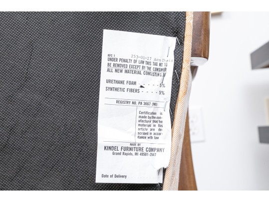 Pair Of Quality Kindel Furniture Georgian Style Armchairs