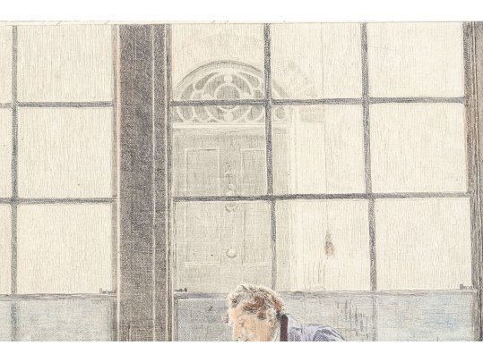 After Wm. Dendy Sadler (Am., 1854-1923) Judicial Color Etching, 