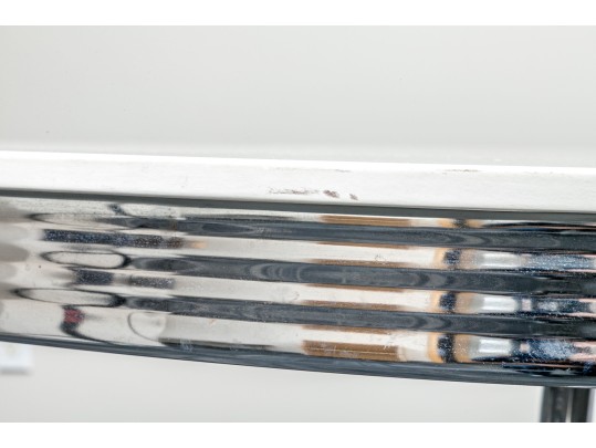 Retro Style Chrome Dining Table By Coaster