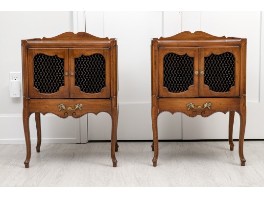 Pair Of Vintage French Style Night Stands By JC Inc. Reproductions