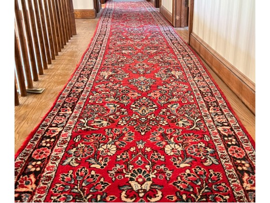 Fabulous 20th Century Semi-antique Surrey Runner 21' X 2'8 