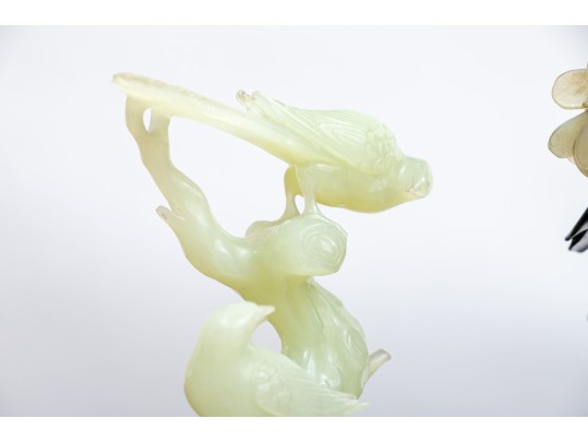 Vintage Collection Of Chinese Carved Stone Sculptures