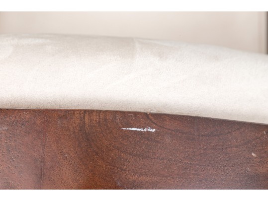 Pair Of Vintage Deco Style Tub Armchairs Imported For Najarian Furniture