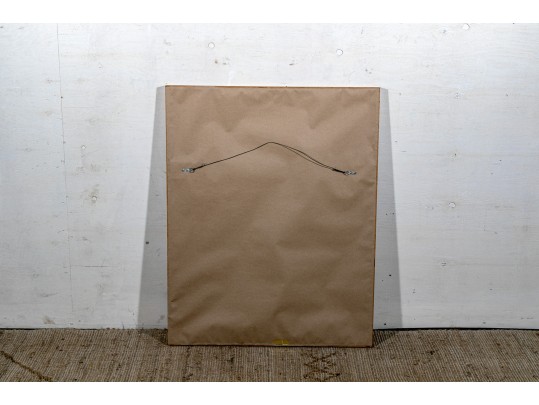 Doug West (Am., B.1947) Color Screen Print, Abstract Western Landscape 