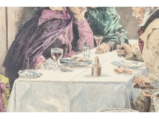 After Wm. Dendy Sadler (Am., 1854-1923) Judicial Color Etching, 