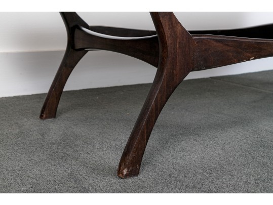 Mid Century Upholstered Bench