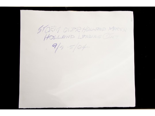 William L. Drake (1929-2019) Watercolor On Paper Farmers Market - Unframed