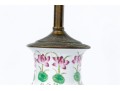 Elegant Pair Of Famille Rose Decorated Porcelain Vases Mounted As Lamps