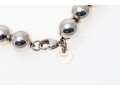 Tiffany & Co. Polished Sterling Beaded Bracelet