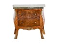 Diminutive Antique French Marble Top Jewelry Chest