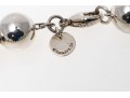 Tiffany & Co. Polished Sterling Beaded Bracelet