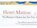 Henri Matisse 1993 Exhibition Poster, The Museum Of Modern Art New York