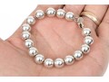 Tiffany & Co. Polished Sterling Beaded Bracelet