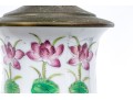 Elegant Pair Of Famille Rose Decorated Porcelain Vases Mounted As Lamps