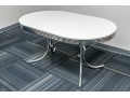 Retro Style Chrome Dining Table By Coaster